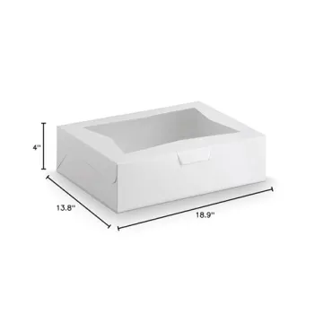 Shop Half Sheet Cake Boxes with Clear Windows Online
