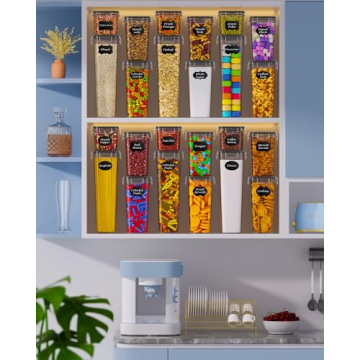 KEMETHY 24 PCS Airtight Food Storage Containers BPA-Free