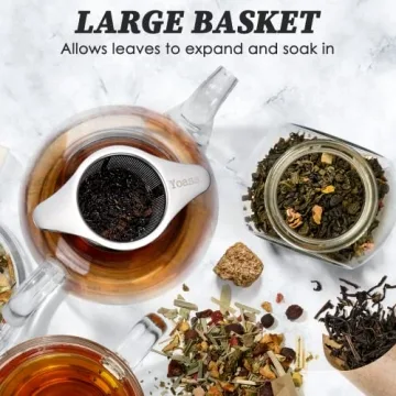 Yoassi Extra Fine Stainless Steel Tea Infuser for Perfect Brews