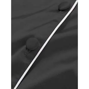 LYANER Women's 7pcs Silk Satin Pajama Set for Comfort