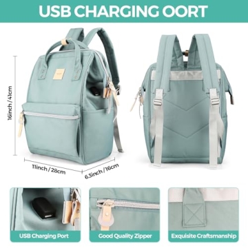 Stylish Himawari Laptop Backpack for School and Travel