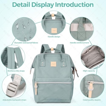 Stylish Himawari Laptop Backpack for School and Travel
