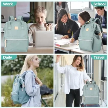 Stylish Himawari Laptop Backpack for School and Travel
