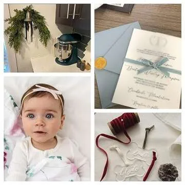 10 Yards Velvet Ribbon Burgundy Velvet Fabric Ribbon Trim Single Face Spool Satin Velvet Ribbon for Gift Wrapping Bow Making Christmas Decoration