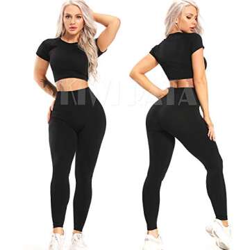 KIWI RATA Women’s Classic Cropped Workout Top