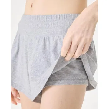 Florence by Mills Women's Cheeky Sleep Shorts in Grey