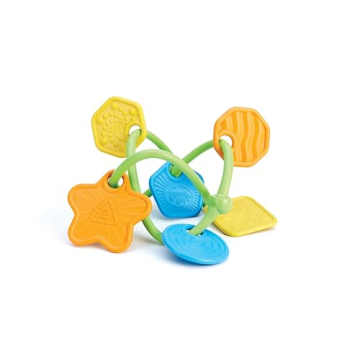 Eco-Friendly Green Toys Twist Teether - Safe & Engaging for Babies