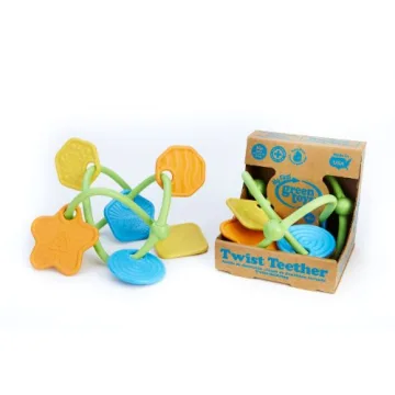 Green Toys Twist Teether - Safe and Eco-Friendly Baby Toy