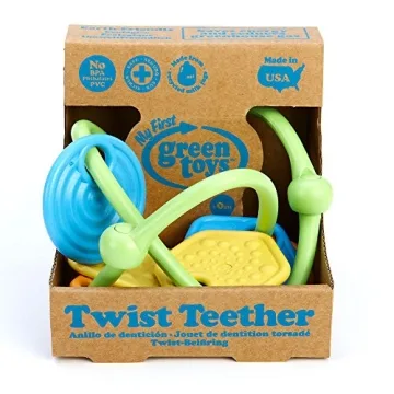 Green Toys Twist Teether - Safe and Eco-Friendly Baby Toy