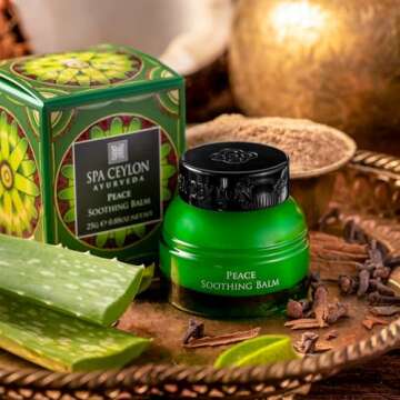 SPA CEYLON PEACE Soothing Balm | Instant Cooling Relief | Natural & Silicone-Free | Paraben-Free | S...