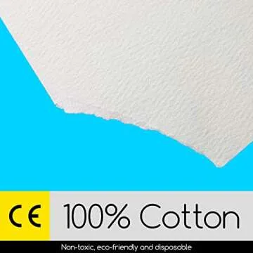 MEEDEN 10X7 Watercolor Paper Pad 20 Sheets, Textured Cold Press (140lb/300gsm), Acid-Free Watercolor Pad for Art Painting, Mixed Media, Artist Watercolor Paper for Adults and Students