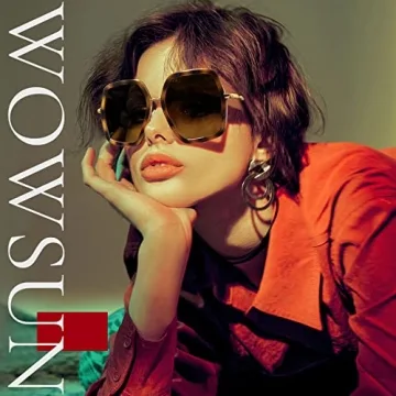WOWSUN Oversized Sunglasses for Women with UV Protection