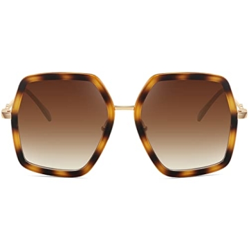 WOWSUN Oversized Sunglasses for Women with UV Protection