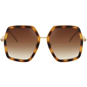 WOWSUN Oversized Sunglasses for Women with UV Protection