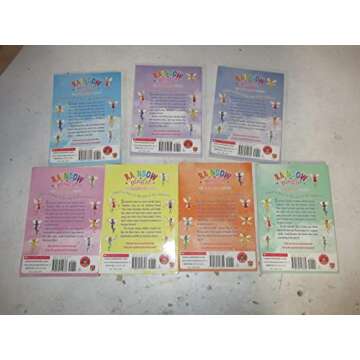 The Rainbow Magic Fairies (Original) Complete Set 1-7: Ruby the Red Fairy, Amber the Orange Fairy, Saffron the Yellow Fairy, Fern the Green Fairy, Sky the Blue Fairy, Inky the Indigo Fairy, & Heather