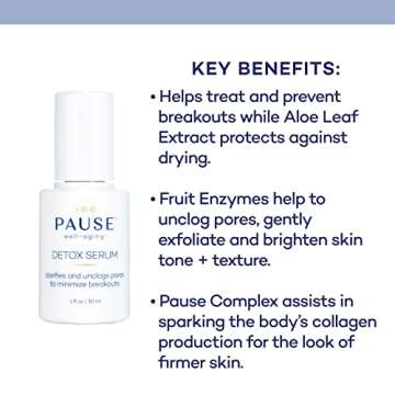 Pause Well Aging Detox Serum for Menopausal Women 1 fl oz