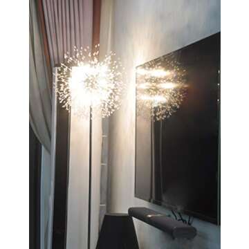 Dellemade Silver Sputnik Floor Lamp for Chic Decor