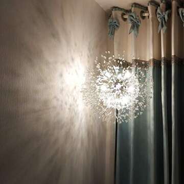 Dellemade Silver Sputnik Floor Lamp for Chic Decor