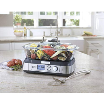 Cuisinart Digital Glass Steamer for Healthy Cooking