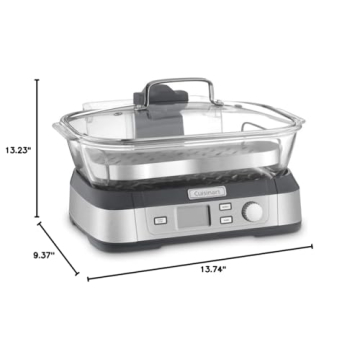 Cuisinart Digital Glass Steamer for Healthy Cooking