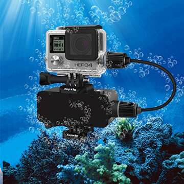 Suptig 5200mAh Waterproof Power Bank for GoPro and Action Cameras