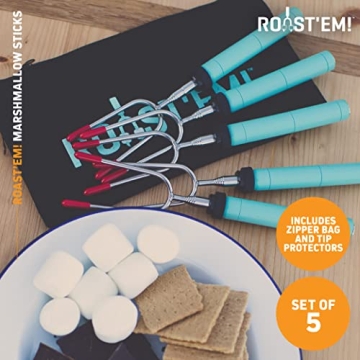 Jolly Green Extra Long Rotating Marshmallow Roasting Sticks