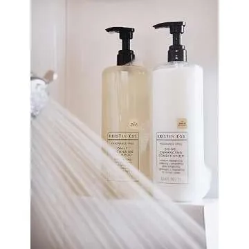 Kristin Ess Hair Fragrance Free Daily Cleansing Shampoo for Sensitive Skin or Scalp - Lightly Clarifying, Shine Enhancing + Hydrating - Vegan, Color + Keratin Safe, Silicone + Sulfate Free 33.8 fl oz