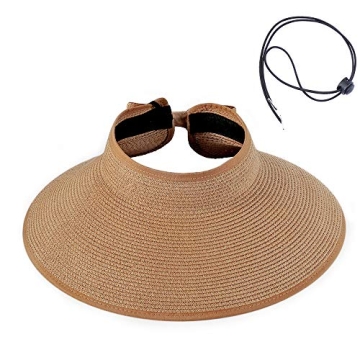 Adjustable Women’s Foldable Sun Visor Hat - Summer Essential