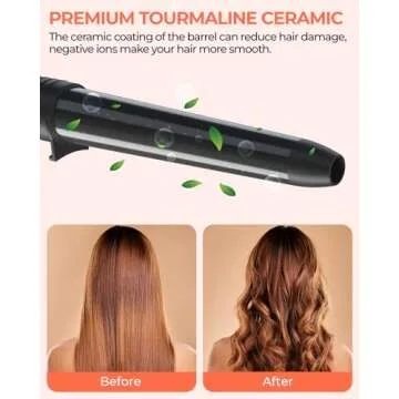 5 in 1 Curling Wand Set with Interchangeable Barrels