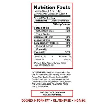 Pork King Good Pepperoni Pizza Pork Rinds (Chicharrones) (4 Pack) Keto Snacks