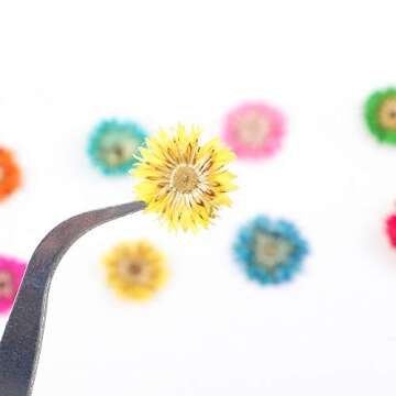 LIMGLIM 132pcs Dried Flowers Resin Nail Art Accessories 3D Nail Stickers Supplies 3 Boxes Mini Natural Starry Flower for Scrapbooking DIY Candle Decoration Jewelry Crafts Nails Decor Soap Making