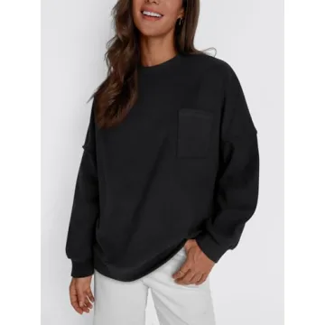 AUTOMET Womens Oversized Sweatshirts Fall Winter Fashion