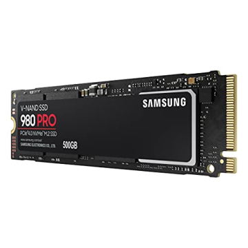 Samsung 980 PRO SSD 500GB Fast M.2 NVMe Gen 4 Storage