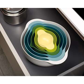 Joseph Joseph Duo 6-Piece Food Preparation Set - Compact & Colorful