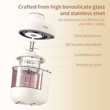 XSUN Baby Food Maker: Steamer Blender 10-in-1 for Babies