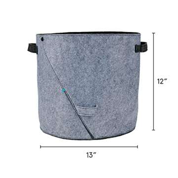 Barkbox – Felt Storage Bin for Dog Toys – Long Lasting Pet Supplies Container – Dog Home Decor...