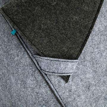 Barkbox – Felt Storage Bin for Dog Toys – Long Lasting Pet Supplies Container – Dog Home Decor Organizer for Tennis Balls, Squeaker Toys, Leashes, Collars and More – Standard Size 12” x 13”