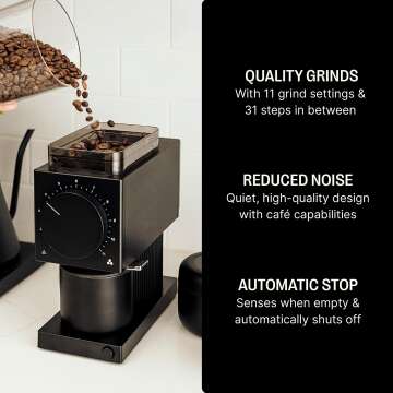 Fellow Ode Brew Grinder - Electric Coffee Bean Grinder