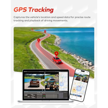 Terunsoul 4K Dash Cam with Front, Rear & Cabin Recording