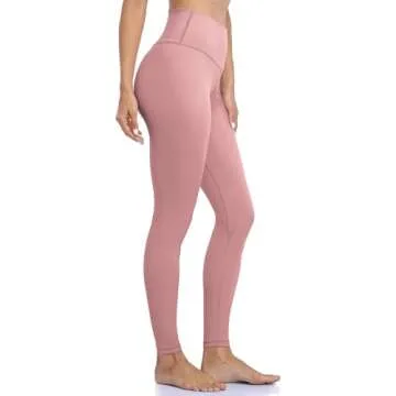 Shop Colorfulkoala High Waisted Yoga Pants in Mauve Pink
