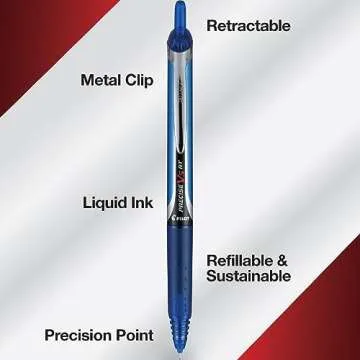Pilot Precise V5 RT Pens - 12 Assorted Colors, 0.5mm Writing