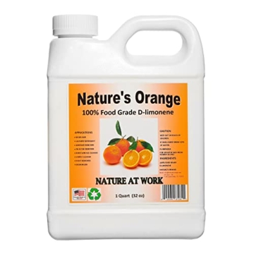 Nature's Orange 100% Pure Food Grade D-Limonene - Cleaning Power Unleashed with Citrus Aroma