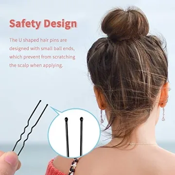 Durable U Shaped Hair Pins for Women's Styles