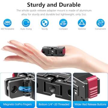 Magnetic Quick Release Adapter Mount for DJI OSMO Action