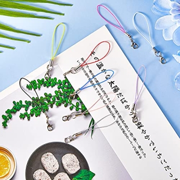 100 Colorful Lanyard Lobster Clasp Straps for DIY Projects