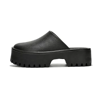 KK PAIR OF KINGS Stylish Mule Clog Platform Sandals for Women