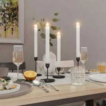 Rechargeable Flameless Taper Candles - Elegant LED Candles