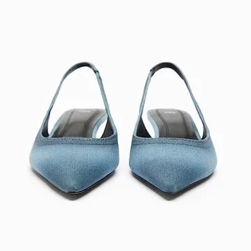 Comfortable Denim Kitten Heels for Any Occasion