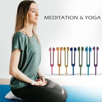 FMTY Tuning Fork Set for Chakra Healing and Meditation