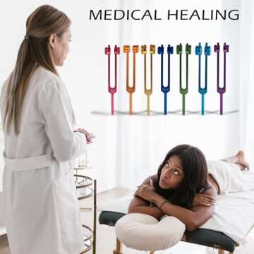 FMTY Tuning Fork Set for Chakra Healing and Meditation